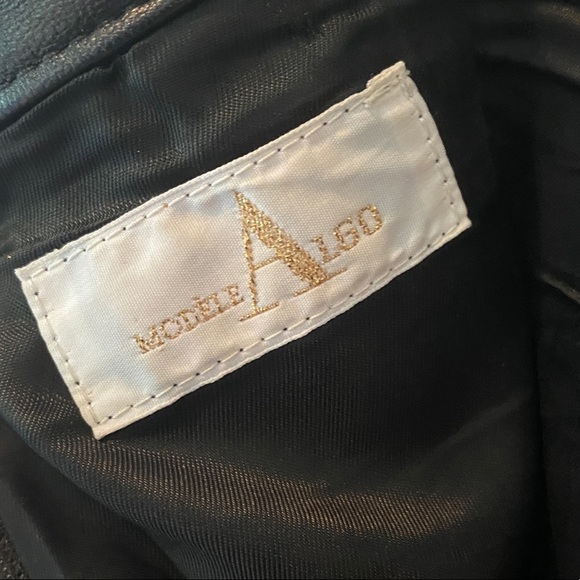 Vintage Modele Algo High Waisted Leather Pants - Picture 5 of 10